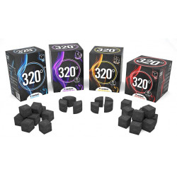 320° Blue – 25 mm vandpibe kul – 1 kg