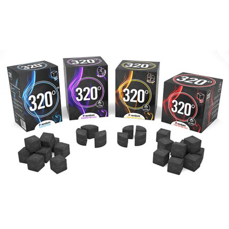 320° Blue – 25 mm vandpibe kul – 1 kg